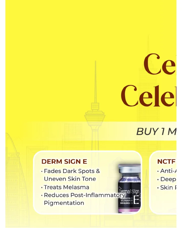 Celebrate Merdeka, Celebrate Your Beauty!
This Merdeka, give your skin the freedom to glow ✨

💥 BUY 1 Merdeka Glow Specials for ONLY RM68! (PWP)

Choose from our exclusive Merdeka Glow Specials:
💧 NCTF 135 HA – Anti-aging, Deep Hydration & Skin Revitalization
🌿 EXOSOME – Boost Skin Repair & Regeneration
🌟 DERM SIGN E – Target Pigmentation, Uneven Tone & Melasma
💎 JUVÉLOOK – Firming, Pore Refinement & Elasticity Boost

📍 CANTIQ Clinic Klang http://wasap.my/60123099366
📍 CANTIQ Clinic Cheras http://wasap.my/601169411227
📍 CANTIQ Clinic Setapak http://wasap.my/60125689366
📍 CANTIQ Clinic Melaka http://wasap.my/60128619366

📞 WhatsApp us now to book your slot! Limited slots available!

#CantiqClinic #MerdekaPromo #GlowUpMalaysia #SkinRevival #PWPDeal #MedicalAesthetics #MalaysiaBeautyPromo #Merdeka2025 #AestheticClinicMalaysia