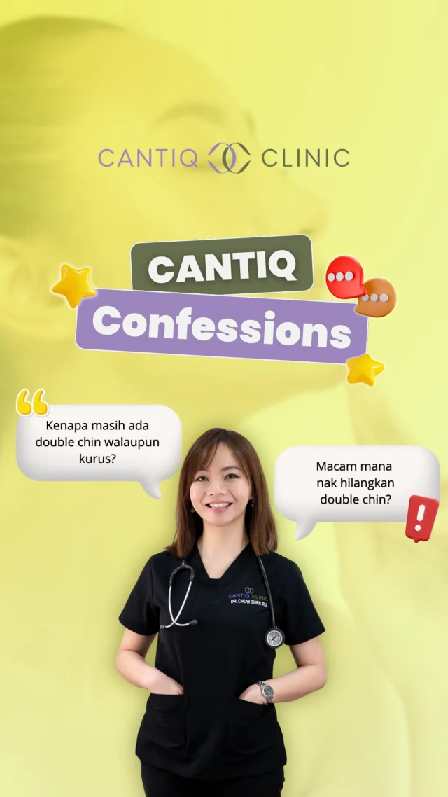 Berat badan turun ✅
Double chin? Masih setia 😩
Nak tahu kenapa dia tak nak ‘move on’? Jom dengar Cantiq Confessions dari Dr. Zhen sendiri 💛

📍 CANTIQ Clinic Klang (+6012-3099366)
📍 CANTIQ Clinic Cheras (+6011-69411227)
📍 CANTIQ Clinic Setapak (+6012-5689366)
📍 CANTIQ Clinic Melaka (+6012-8619366)

#CantiqClinic #KenapaCantiq #RawatanSelamat #FDAApprovedMachine #AestheticClinicMalaysia #FeelCantikBeCantik #LCPClinic #CantiqConfessions