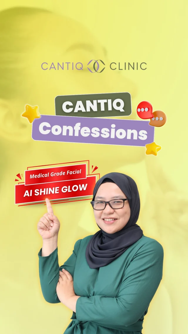 ✨ CANTIQ CONFESSIONS by Dr. Puteri ✨
“Doktor, kulit saya selalu berminyak, pori besar, dan nampak kusam 😔 rawatan apa yang sesuai?” 🌧
Kalau ini pun masalah anda, mungkin AI Shine Glow adalah jawapannya! 💛
Rawatan ni bantu membersih pori secara mendalam, mengawal minyak berlebihan, dan dalam masa sama beri boost hydration supaya kulit nampak lebih berseri & halus ✨
Nak kulit glowing tanpa rasa melekit?
Cuba AI Shine Glow — rahsia kulit segar & bercahaya setiap hari 💧
#CantiqClinic #CantiqConfessions #DrPuteri #AIShineGlow #KulitBerminyak #PoriBesar #KulitKusam #FacialCantiq #GlowingSkin