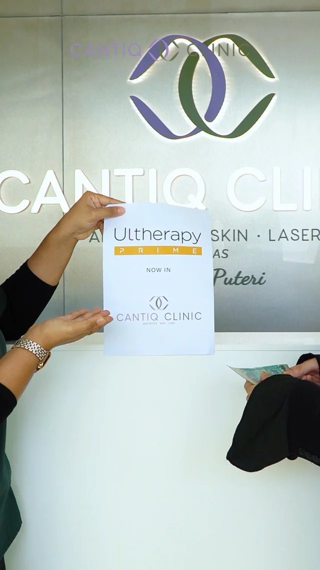 ✨ ULTHERAPY PRIME IS NOW AT CANTIQ CLINIC ✨
Experience the next-generation lifting treatment with visible, natural results.

For a limited time only, enjoy 50% OFF special promo and elevate your skin’s firmness, contour & glow without surgery.

Slots are limited. Book early to secure your transformation!
📍 CANTIQ Clinic Klang (+6012-3099366)
📍 CANTIQ Clinic Cheras (+6011-69411227)
📍 CANTIQ Clinic Setapak (+6012-5689366)
📍 CANTIQ Clinic Melaka (+6012-8619366)
📍 CANTIQ Signature Clinic (+6 0122039366)