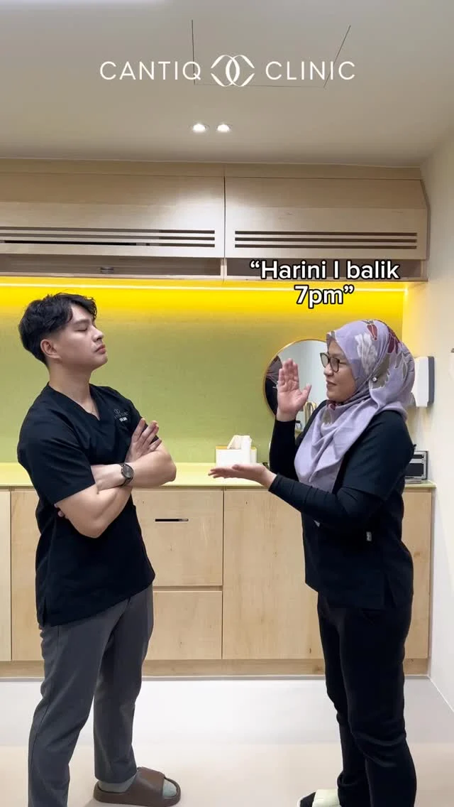 Doctor’s dilemma 🤣🤣🤣 but we still love to treat our patients with care 🫶🏻

📍 CANTIQ Clinic Klang (+6012-3099366)
📍 CANTIQ Clinic Cheras (+6011-69411227)
📍 CANTIQ Clinic Setapak (+6012-5689366)
📍 CANTIQ Clinic Melaka (+6012-8619366)
📍 CANTIQ Signature (KL) (+60122039366)